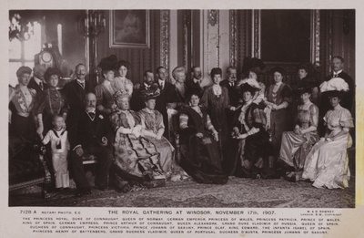 Royal Gathering i Windsor, 17. november 1907 av English Photographer