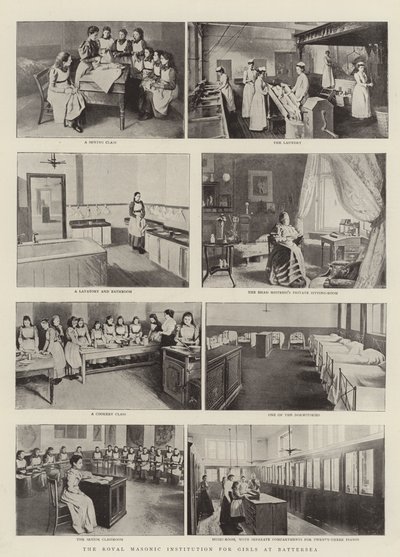 The Royal Masonic Institution for Girls at Battersea av English Photographer