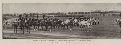 The Royal Review på Aldershot, Queens Carriage på Saluting Point av English Photographer