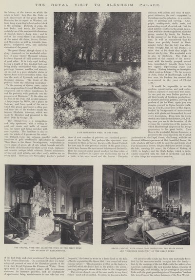 Det kongelige besøket i Blenheim Palace av English Photographer