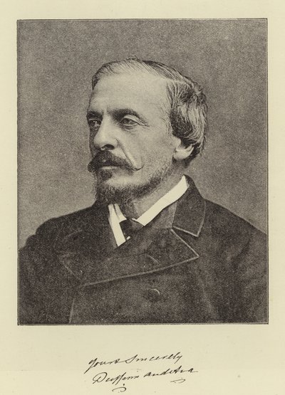 The Rt Hon the Marquis of Dufferin and Ava av English Photographer