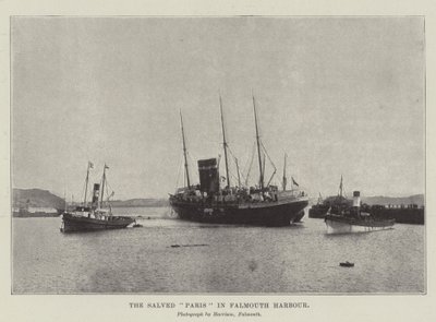 The Salved Paris i Falmouth Harbor av English Photographer