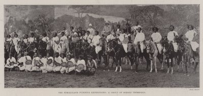The Somaliland Punitive Expeditions, en gruppe somaliske stammemenn av English Photographer