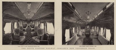 The South Eastern Railway Companies New Vestibule Train av English Photographer