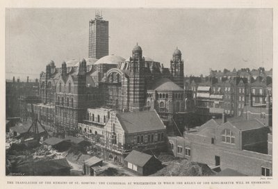Oversettelsen av restene av St. Edmund, katedralen i Westminster der relikviene til kongen-martyren vil bli nedfelt av English Photographer