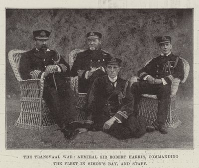 Transvaal-krigen, admiral Sir Robert Harris, kommanderte flåten i Simons Bay, og Staff av English Photographer