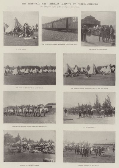 Transvaal-krigen, militær aktivitet i Pietermaritzburg av English Photographer