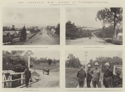 Transvaal-krigen, scener ved Pietermaritzburg av English Photographer