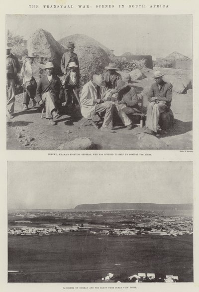 Transvaal-krigen, scener i Sør-Afrika av English Photographer