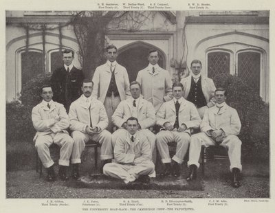 University Boat-Race, Cambridge Crew, Favorittene av English Photographer