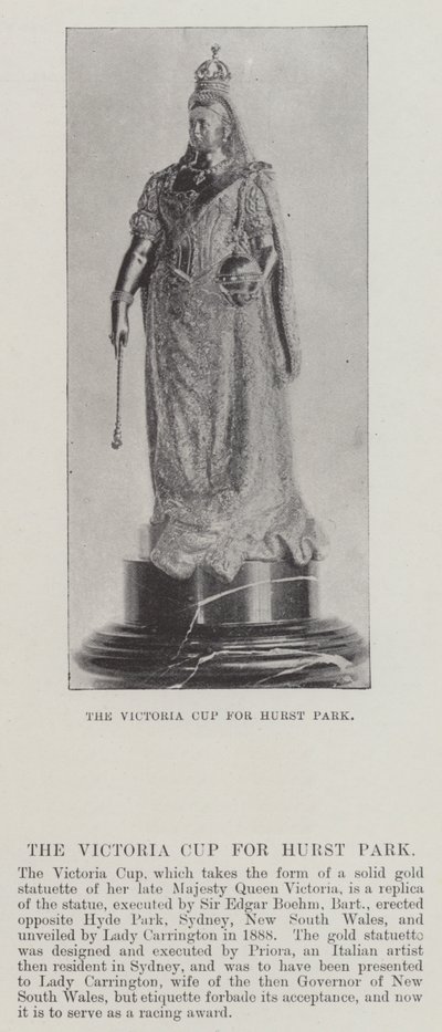 Victoria Cup for Hurst Park av English Photographer