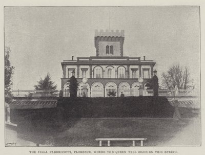 Villa Fabbricotti, Firenze, hvor dronningen vil oppholde seg denne våren av English Photographer