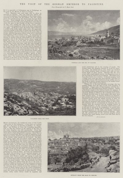 Den tyske keiserens besøk i Palestina av English Photographer