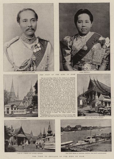 Kongen av Siams besøk til England av English Photographer