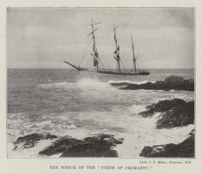 Vraket av Firth of Cromarty av English Photographer
