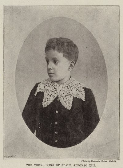 Den unge kongen av Spania, Alfonso XIII av English Photographer