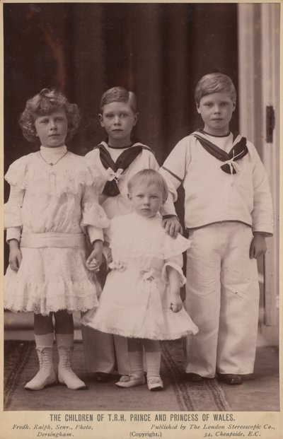 Barna til Albert Edward og prinsesse Alexandra av English Photographer