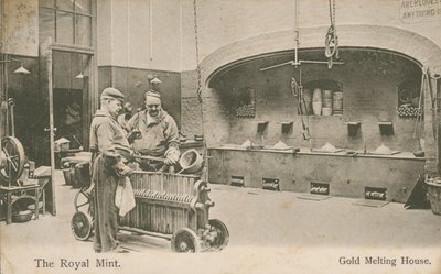 Gullsmeltehuset til Royal Mint, London av English Photographer