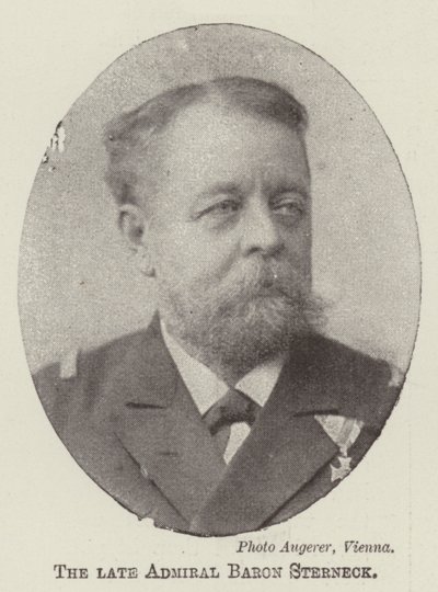 Avdøde admiral baron Sterneck av English Photographer