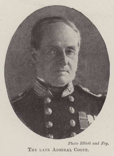 Avdøde admiral Coote av English Photographer