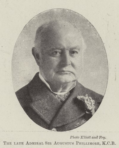 Avdøde admiral Sir Augustus Phillimore, KCB av English Photographer
