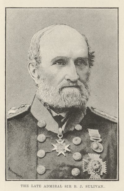 Avdøde admiral Sir B J Sullivan av English Photographer