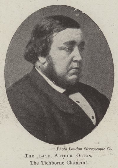 Avdøde Arthur Orton, Tichborne-fordringshaveren av English Photographer