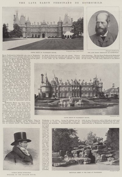 Avdøde baron Ferdinand de Rothschild av English Photographer