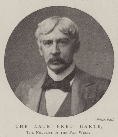 Avdøde Bret Harte, romanforfatteren i det fjerne vesten av English Photographer