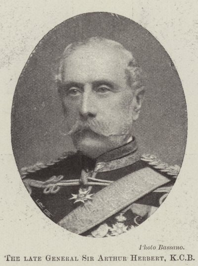 Avdøde general Sir Arthur Herbert, KCB av English Photographer