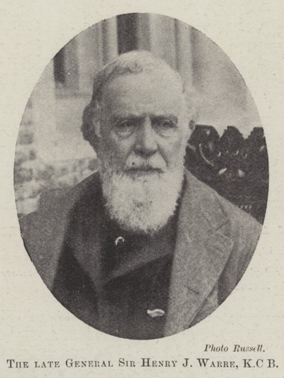 Avdøde general Sir Henry J Warre, KCB av English Photographer