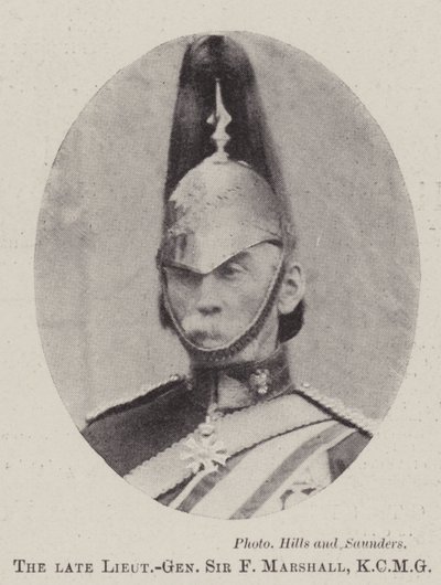 Avdøde generalløytnant Sir F Marshall, KCMG av English Photographer