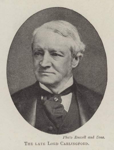 Avdøde Lord Carlingford av English Photographer