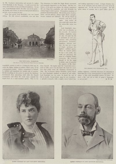 Avdøde Lord Randolph Churchill av English Photographer