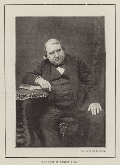 Avdøde M Ernest Renan av English Photographer