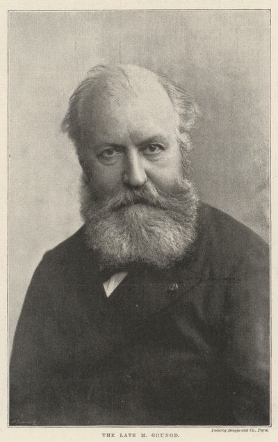 Avdøde M Gounod av English Photographer