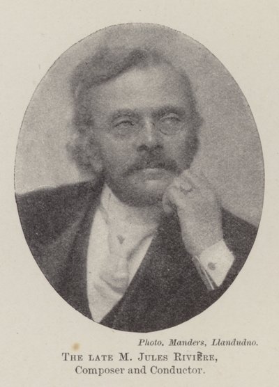 Avdøde M Jules Riviere, komponist og dirigent av English Photographer