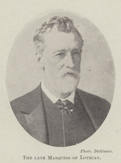 Den avdøde markisen av Lothian av English Photographer