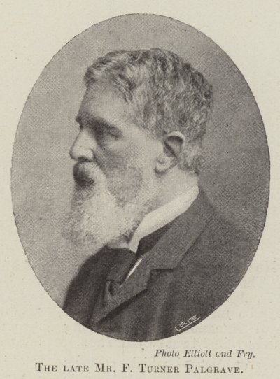 Avdøde Mr F Turner Palgrave av English Photographer