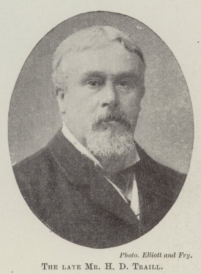 Avdøde Mr H D Traill av English Photographer