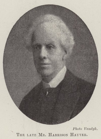 Avdøde herr Harrison Hayter av English Photographer