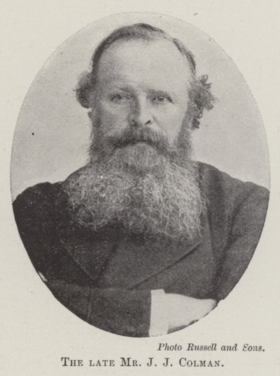 Avdøde Mr J J Colman av English Photographer