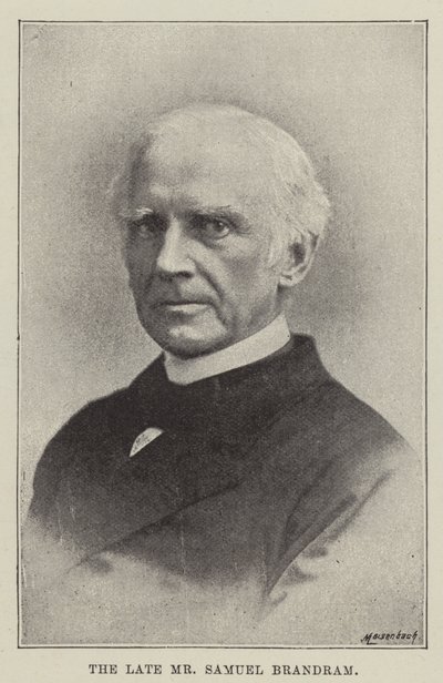 Avdøde herr Samuel Brandram av English Photographer