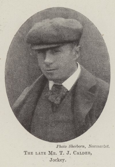Avdøde Mr T J Calder, Jockey av English Photographer