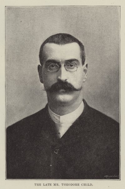 Avdøde Theodore Child av English Photographer