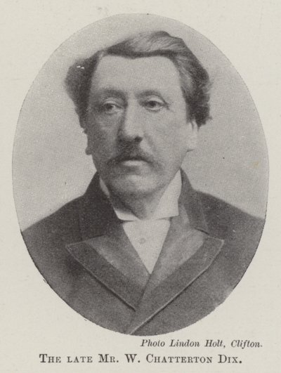 Avdøde Mr W Chatterton Dix av English Photographer