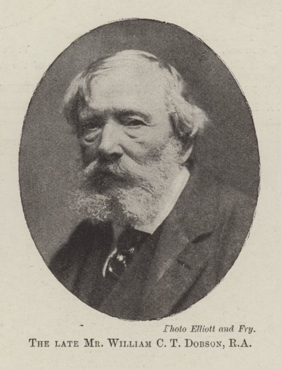 Avdøde Mr William C T Dobson, RA av English Photographer