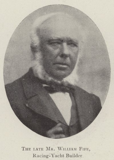 Avdøde Mr William Fife, Racing-Yacht Builder av English Photographer