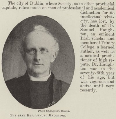 Avdøde pastor Samuel Haughton av English Photographer