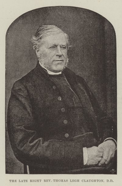 Den avdøde høyre pastor Thomas Legh Claughton, DD av English Photographer